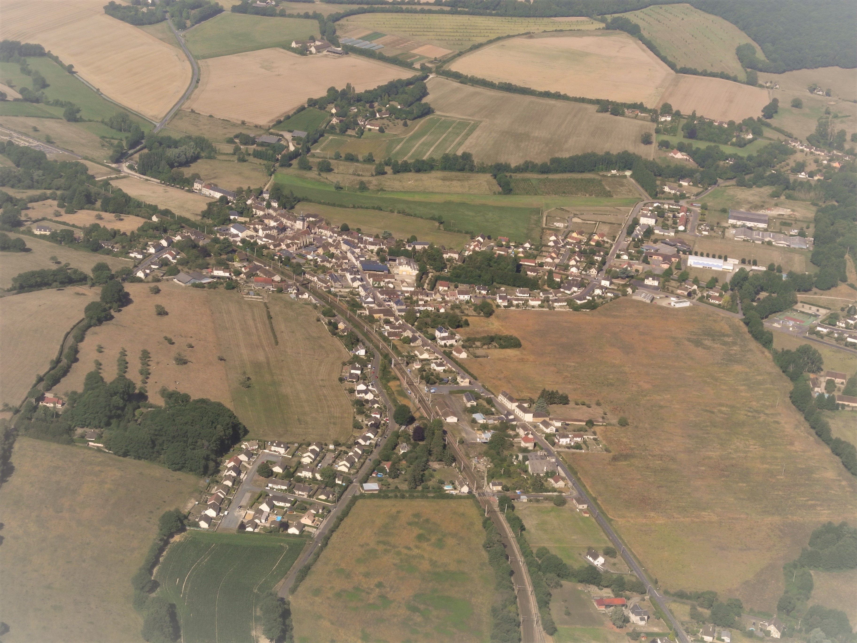 Bretoncelles vue du ciel 2