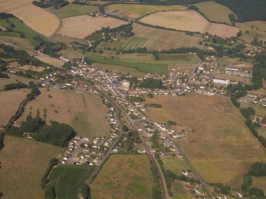 Bretoncelles vue du ciel